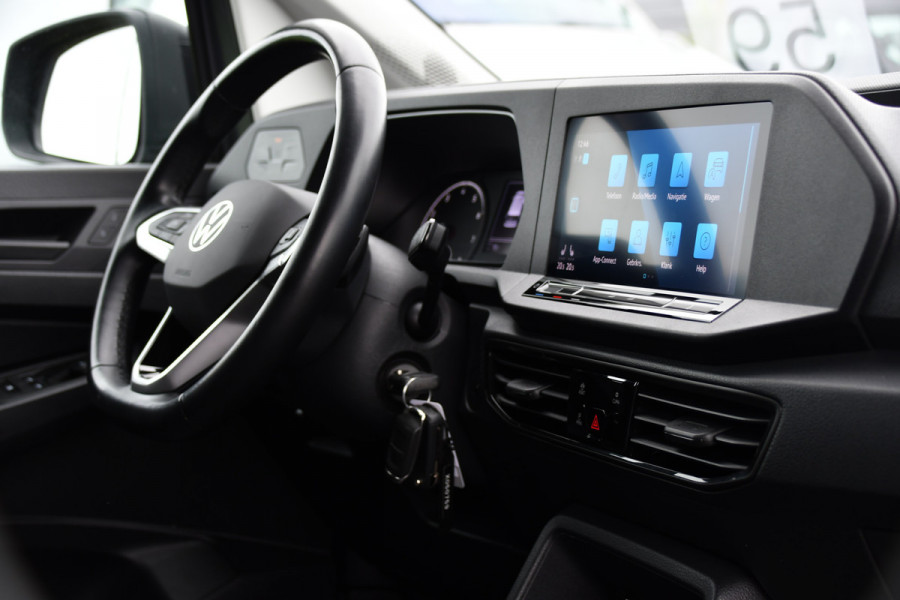 Volkswagen Caddy Cargo 1.5 TSI PB Edition Camera, Adaptieve Cruise, Carplay, LED, Stoelverwarming, Multimedia, Automaat, 115pk, Benzine, Uniek!