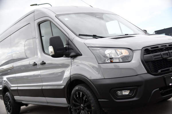Ford Transit 350 2.0 TDCI L3H2 Raptor Edition FACELIFT! Virtual, 360 Camera, Carplay, Adaptieve Cruise, Stoelverwarming, Stuur verwarming, 165pk, automaat, Trekhaak, Uniek!