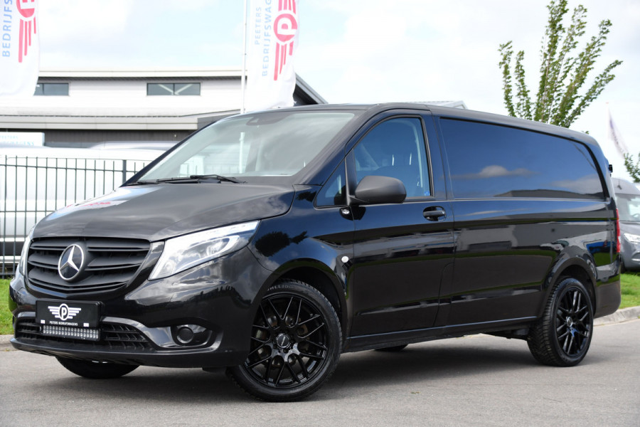 Mercedes-Benz Vito 116 CDI L2 Black Edition Camera, Cruise, Carplay, LED, 164pk, Stoelverwarming, Standkachel, Automaat, Multimedia, Uniek!