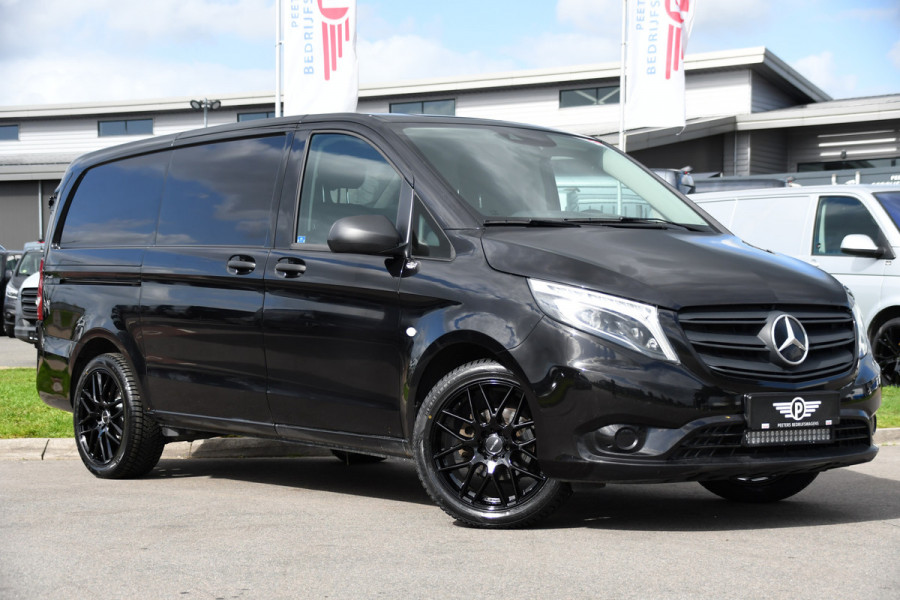 Mercedes-Benz Vito 116 CDI L2 Black Edition Camera, Cruise, Carplay, LED, 164pk, Stoelverwarming, Standkachel, Automaat, Multimedia, Uniek!