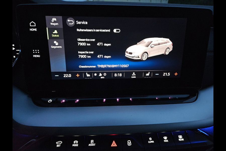 Škoda Octavia Combi 1.5 e-TSI Business Edition Plus Automaat/Virtuel/Led/Adapt.Cruise/Trekhaak/Camera/AppleCarplay/Stoelverwarming