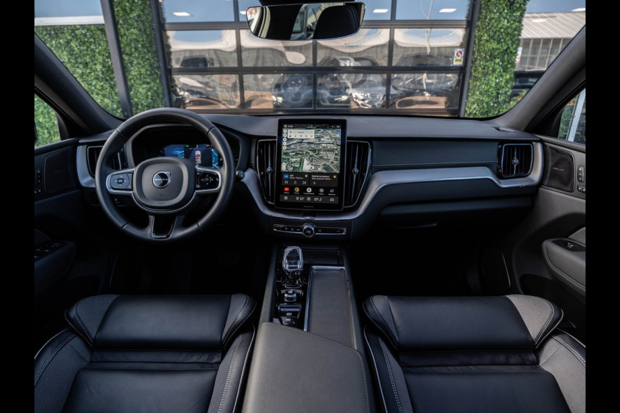 Volvo XC60 2.0 T6 Plug-in hybrid AWD Plus Black Edition | Pano | Surround View | Trekhaak | BTW