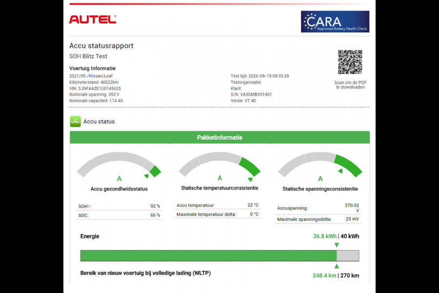 Nissan Leaf N-Connecta 40 kWh SOH 92% (RIJKLAARPRIJS/BOVAG)