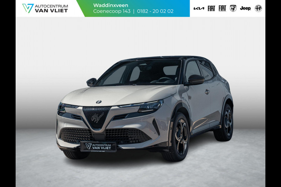 Alfa Romeo junior Elettrica Ti 54 kWh | Clima | Adapt. Cruise | Keyless | Handsfree A-Klep | PDC rondom | Pack Techno | Warmtepomp | Bicolore