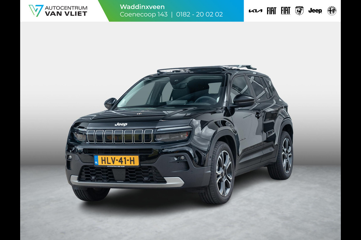 Jeep Avenger Summit 54 kWh | Infotainment&Conv. Pack | Leder&Winterpack | Schuif/Kanteldak | Warmtepomp