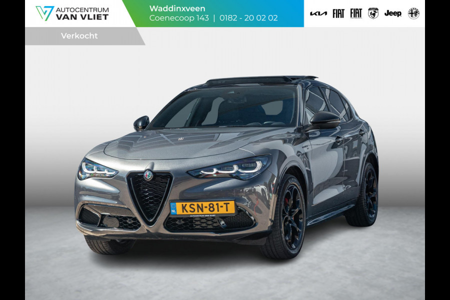 Alfa Romeo Stelvio 2.0 Turbo 280pk AWD Veloce | Schuif/Kanteldak | Harman Kardon | Adapt. Cruise | Matrix LED | Winter Pack | Apple Carplay
