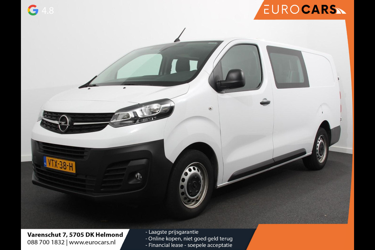 Opel Vivaro 2.0 CDTI Automaat 145 pk L3H1 Dubbele Cabine 6 Persoons Edition Trekhaak Navigatie Apple Carplay Android Auto Airco Bluetooth Betimmering Cruise Control