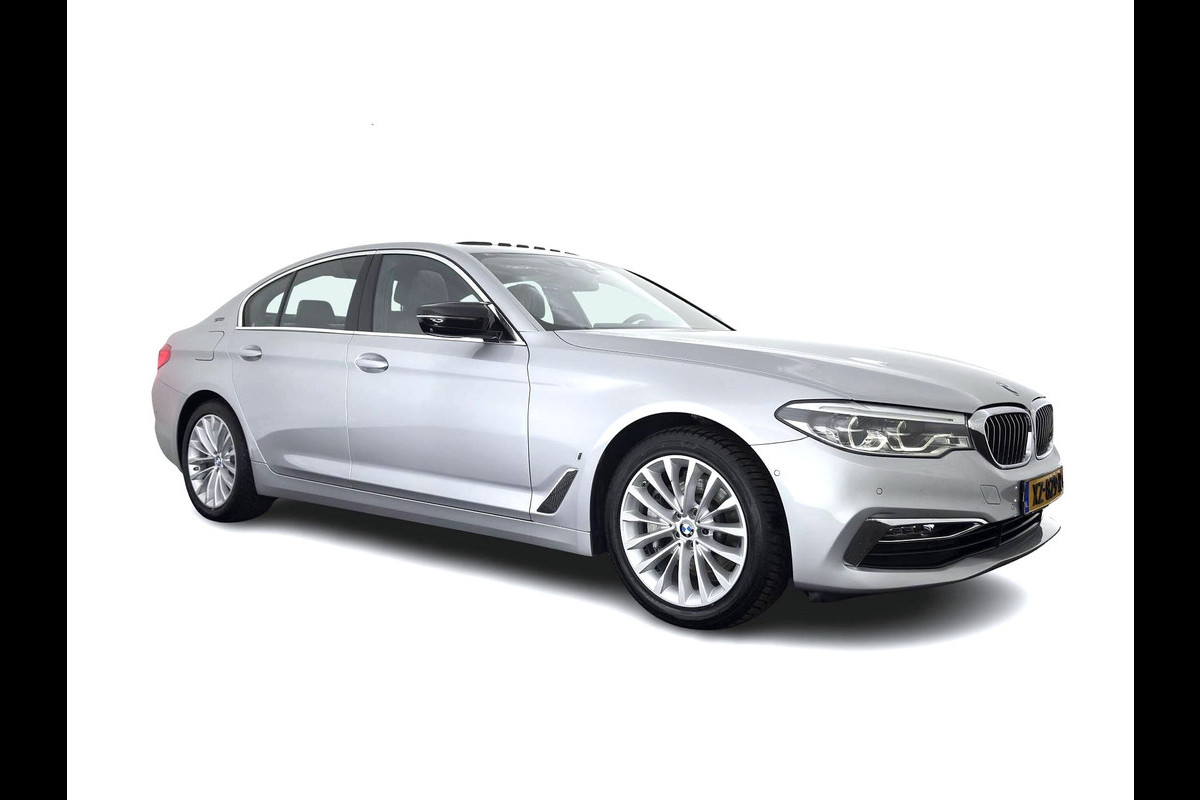 BMW 5 Serie 530e iPerformance High Executive (Plug-in) Aut.*PANO | LEATHER | FULL-LED | TOPVIEW | KEYLESS | HARMAN/KARDON | BLINDSPOT | MEMORY-PACK | HEATED-COMFORTSEATS | DIGI-COCKPIT | AMBIENTLIGHT | NAVI-FULLMAP | 20''ALU*