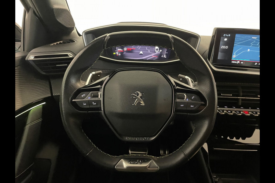 Peugeot 208 1.2 PureTech GT Pack 130PK AUTOMAAT PARELMOER WIT AIRCO CLIMA NAVI CRUISE KEYLESS APPLE CARPLAY PRIVACYGLAS NIEUWSTAAT