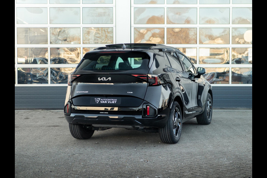Kia Sportage 1.6 T-GDi Hybrid GT-Line | Op Voorraad | Schuif/kantel | Panorama | Elektrische achterklep | Stoelverwarming | Navi | Clima | Camera | Carplay