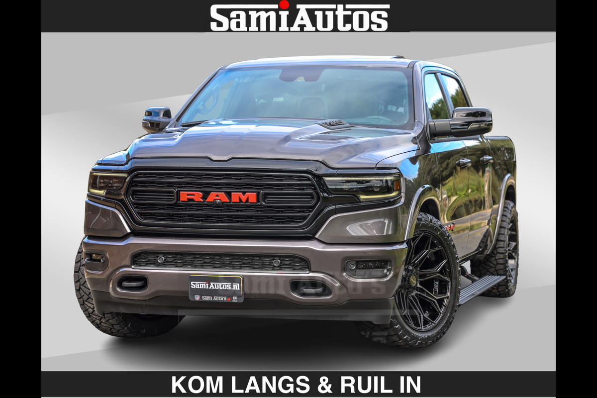 Dodge Ram MARGE + INCL BPM | LIMITED RED LINE 5.7 V8 HEMI | VIRTUAL | HUD | BOM EN BOM VOL | LUCHTVERING | 4X4 | CREWCAB DC | 5 PERSOONS BEDRIJFSAUTO | DUBBELE CABINE | LET OP: MARGE BTW VRIJ EN BPM IS BETAALD !