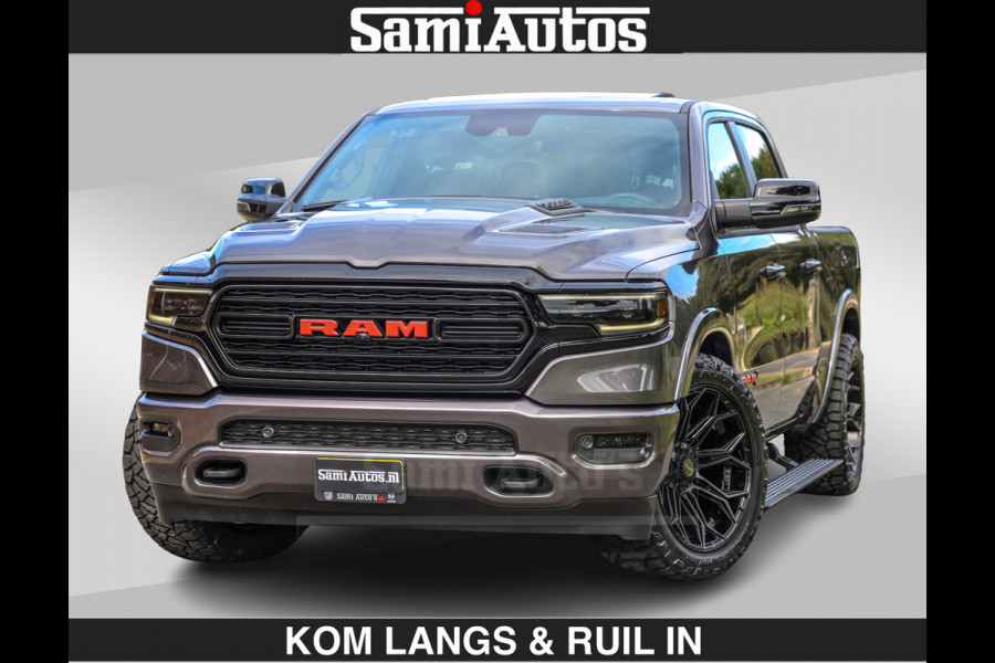 Dodge Ram MARGE + INCL BPM | LIMITED RED LINE 5.7 V8 HEMI | VIRTUAL | HUD | BOM EN BOM VOL | LUCHTVERING | 4X4 | CREWCAB DC | 5 PERSOONS BEDRIJFSAUTO | DUBBELE CABINE | LET OP: MARGE BTW VRIJ EN BPM IS BETAALD !