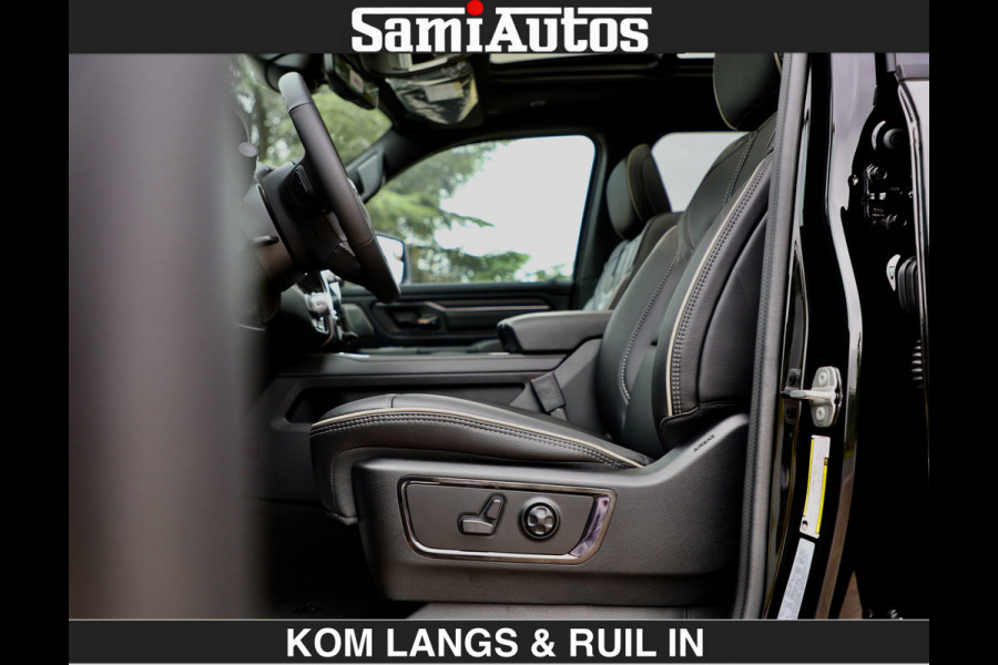 Dodge Ram MARGE + INCL BPM | LIMITED RED LINE 5.7 V8 HEMI | VIRTUAL | HUD | BOM EN BOM VOL | LUCHTVERING | 4X4 | CREWCAB DC | 5 PERSOONS BEDRIJFSAUTO | DUBBELE CABINE | LET OP: MARGE BTW VRIJ EN BPM IS BETAALD !