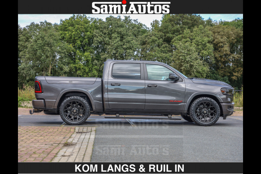 Dodge Ram MARGE + INCL BPM | LIMITED RED LINE 5.7 V8 HEMI | VIRTUAL | HUD | BOM EN BOM VOL | LUCHTVERING | 4X4 | CREWCAB DC | 5 PERSOONS BEDRIJFSAUTO | DUBBELE CABINE | LET OP: MARGE BTW VRIJ EN BPM IS BETAALD !