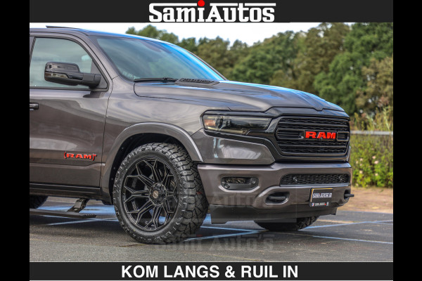 Dodge Ram MARGE + INCL BPM | LIMITED RED LINE 5.7 V8 HEMI | VIRTUAL | HUD | BOM EN BOM VOL | LUCHTVERING | 4X4 | CREWCAB DC | 5 PERSOONS BEDRIJFSAUTO | DUBBELE CABINE | LET OP: MARGE BTW VRIJ EN BPM IS BETAALD !