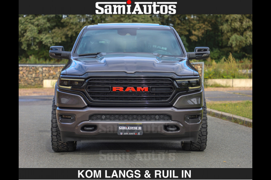 Dodge Ram MARGE + INCL BPM | LIMITED RED LINE 5.7 V8 HEMI | VIRTUAL | HUD | BOM EN BOM VOL | LUCHTVERING | 4X4 | CREWCAB DC | 5 PERSOONS BEDRIJFSAUTO | DUBBELE CABINE | LET OP: MARGE BTW VRIJ EN BPM IS BETAALD !