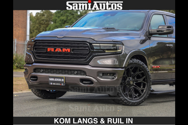 Dodge Ram MARGE + INCL BPM | LIMITED RED LINE 5.7 V8 HEMI | VIRTUAL | HUD | BOM EN BOM VOL | LUCHTVERING | 4X4 | CREWCAB DC | 5 PERSOONS BEDRIJFSAUTO | DUBBELE CABINE | LET OP: MARGE BTW VRIJ EN BPM IS BETAALD !