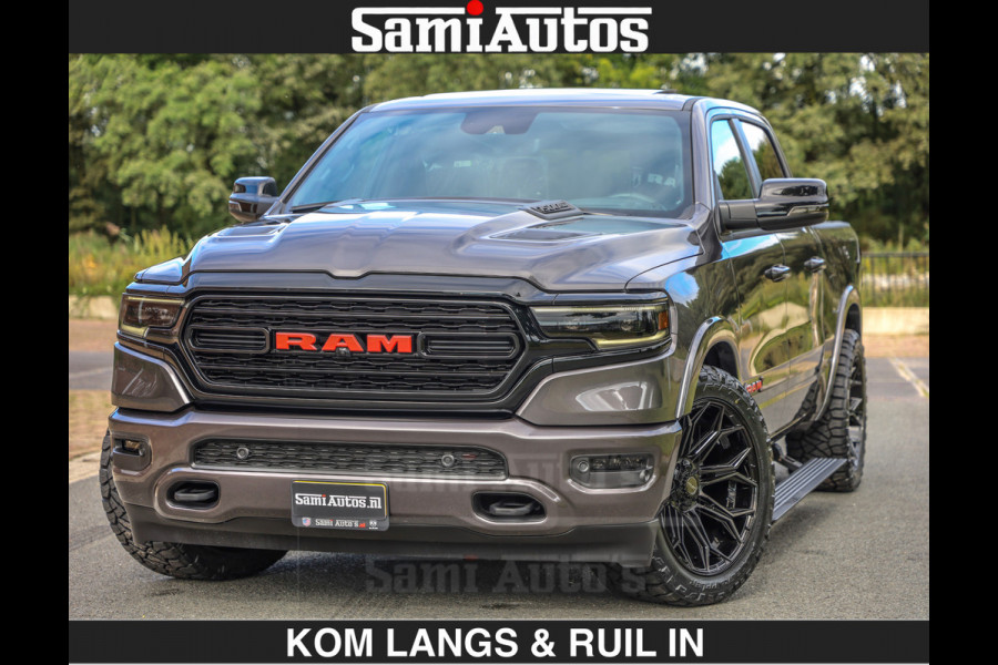 Dodge Ram MARGE + INCL BPM | LIMITED RED LINE 5.7 V8 HEMI | VIRTUAL | HUD | BOM EN BOM VOL | LUCHTVERING | 4X4 | CREWCAB DC | 5 PERSOONS BEDRIJFSAUTO | DUBBELE CABINE | LET OP: MARGE BTW VRIJ EN BPM IS BETAALD !