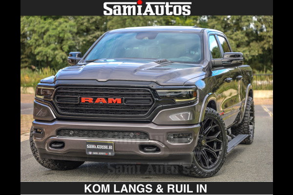 Dodge Ram MARGE + INCL BPM | LIMITED RED LINE 5.7 V8 HEMI | VIRTUAL | HUD | BOM EN BOM VOL | LUCHTVERING | 4X4 | CREWCAB DC | 5 PERSOONS BEDRIJFSAUTO | DUBBELE CABINE | LET OP: MARGE BTW VRIJ EN BPM IS BETAALD !