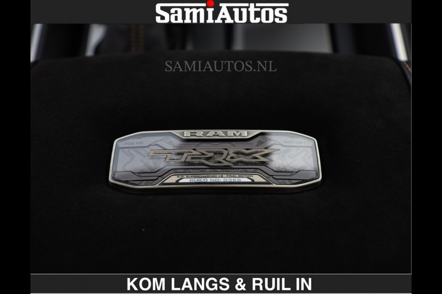 Dodge Ram TRX FINAL EDITION | 6.2 V8 712PK HELLCAT | BOM VOL | CARBON | CREW CAB | GRIJSKENTEKEN | 5 PERSOONS | DC | DUBBELE CABINE |