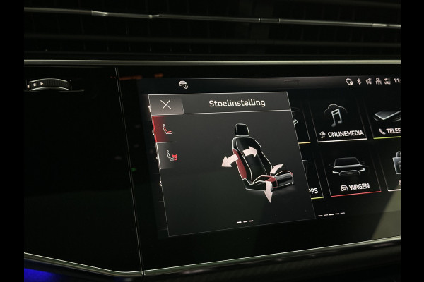 Audi Q8 60e Competition 490pk | 4WS | Massage | Carbon | Ventilatie | Valcona Leder+ Pakket | B&O Sound | 23'' | Alcantara hemel | Head-Up | Soft-Close | Panorama | 2x Memory | Trekhaak | Keyless-Entry | Luchtvering | Nieuw | Fabrieksgarantie.