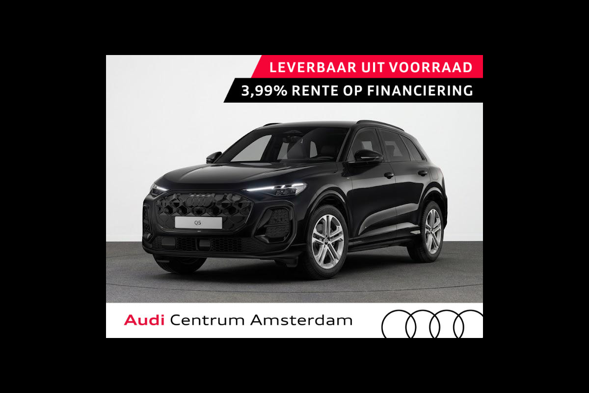 Audi Q5 S edition e-hybrid 299 pk | Panorama-glasdak | Techniekpakket plus | Trekhaak, elektr. wegklapbaar | Winterpakket |