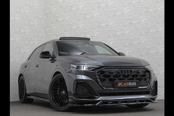Audi Q8 60e Competition 490pk | 4WS | Massage | Carbon | Ventilatie | Valcona Leder+ Pakket | B&O Sound | 23'' | Alcantara hemel | Head-Up | Soft-Close | Panorama | 2x Memory | Trekhaak | Keyless-Entry | Luchtvering | Nieuw | Fabrieksgarantie.