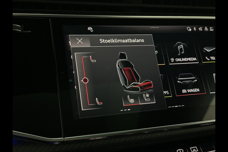 Audi Q8 60e Competition 490pk | 4WS | Massage | Carbon | Ventilatie | Valcona Leder+ Pakket | B&O Sound | 23'' | Alcantara hemel | Head-Up | Soft-Close | Panorama | 2x Memory | Trekhaak | Keyless-Entry | Luchtvering | Nieuw | Fabrieksgarantie.