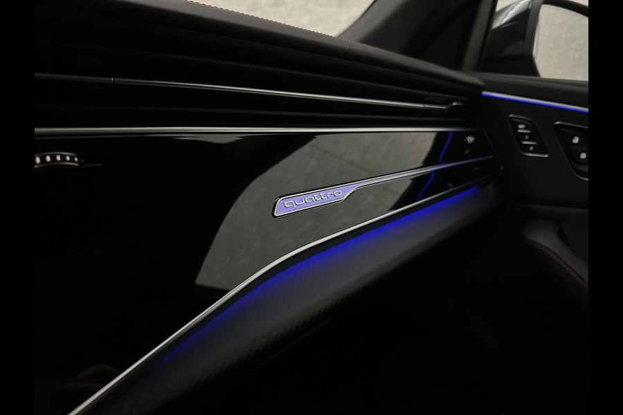 Audi Q8 60e Competition 490pk | 4WS | Massage | Carbon | Ventilatie | Valcona Leder+ Pakket | B&O Sound | 23'' | Alcantara hemel | Head-Up | Soft-Close | Panorama | 2x Memory | Trekhaak | Keyless-Entry | Luchtvering | Nieuw | Fabrieksgarantie.