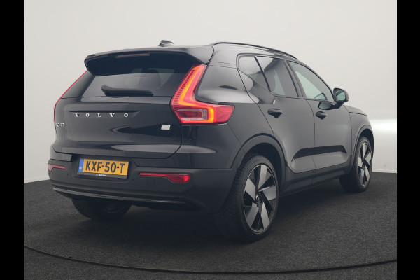 Volvo XC40 Recharge P8 AWD Twin Ultimate 408pk Dealer O.H | Trekhaak Af Fabriek | Adaptive Cruise | Camera | Warmtepomp | Alcantara Sportstoelen Verwarmd | Keyless | Apple Carplay | Pilot Assist | BLIS | Navigatie | Virtual | DAB | 20"L.M |