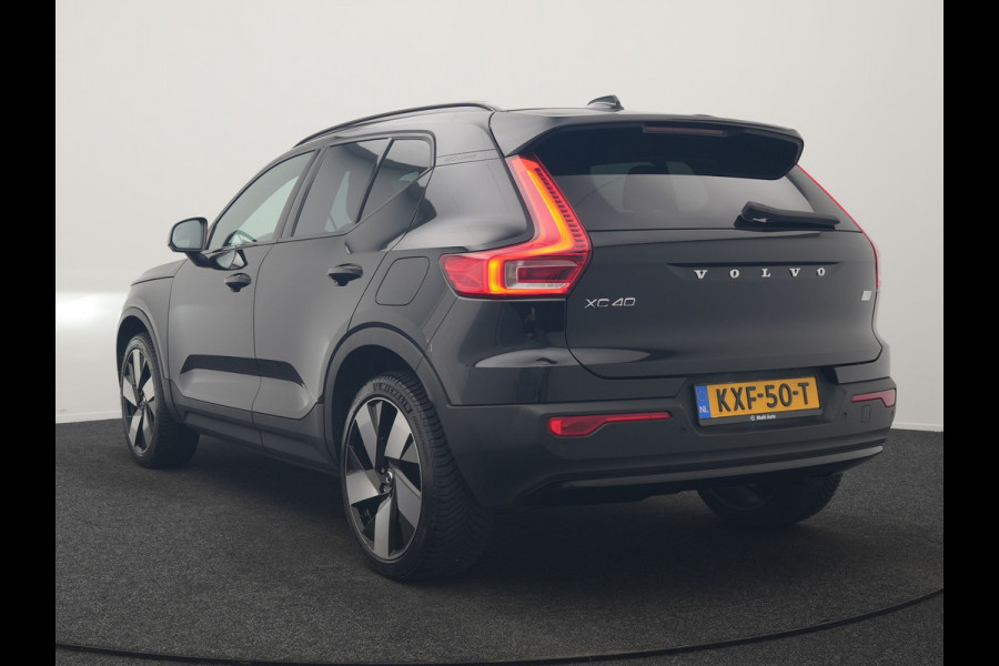 Volvo XC40 Recharge P8 AWD Twin Ultimate 408pk Dealer O.H | Trekhaak Af Fabriek | Adaptive Cruise | Camera | Warmtepomp | Alcantara Sportstoelen Verwarmd | Keyless | Apple Carplay | Pilot Assist | BLIS | Navigatie | Virtual | DAB | 20"L.M |