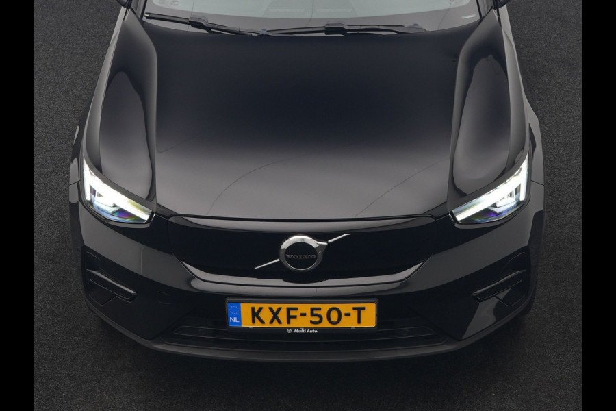 Volvo XC40 Recharge P8 AWD Twin Ultimate 408pk Dealer O.H | Trekhaak Af Fabriek | Adaptive Cruise | Camera | Warmtepomp | Alcantara Sportstoelen Verwarmd | Keyless | Apple Carplay | Pilot Assist | BLIS | Navigatie | Virtual | DAB | 20"L.M |