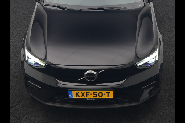 Volvo XC40 Recharge P8 AWD Twin Ultimate 408pk Dealer O.H | Trekhaak Af Fabriek | Adaptive Cruise | Camera | Warmtepomp | Alcantara Sportstoelen Verwarmd | Keyless | Apple Carplay | Pilot Assist | BLIS | Navigatie | Virtual | DAB | 20"L.M |