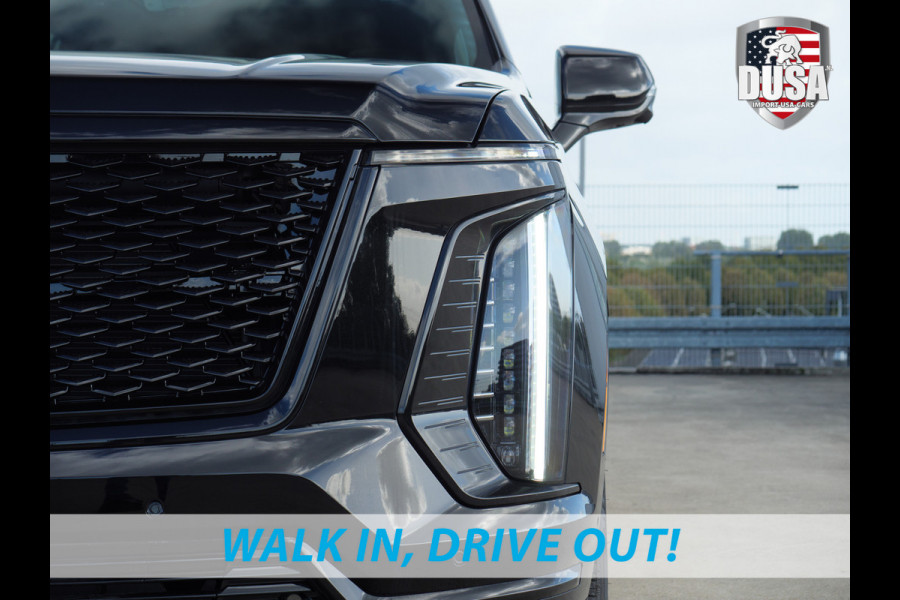 Cadillac Escalade | Platinum Sport | 600 | 6.2L V8 | Export levering mogelijk 55" OLED | Executive Second Row | AKG 42-speaker | Dolby Atmos | 2nd row entertainment | Night Vision