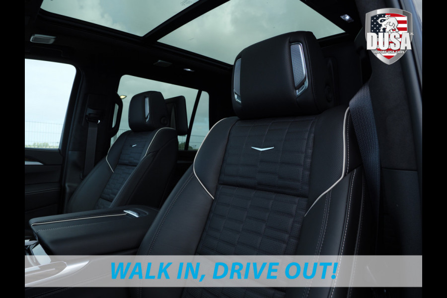 Cadillac Escalade | Platinum Sport | 600 | 6.2L V8 | Export levering mogelijk 55" OLED | Executive Second Row | AKG 42-speaker | Dolby Atmos | 2nd row entertainment | Night Vision