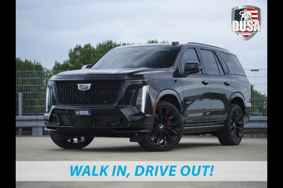 Cadillac Escalade V | 6.2L Supercharged V8 | LT4 55'' OLED touchscreen | Massage | Night Vision | 24 inch Getoonde accessoires zijn verkrijgbaar tegen meerprijs