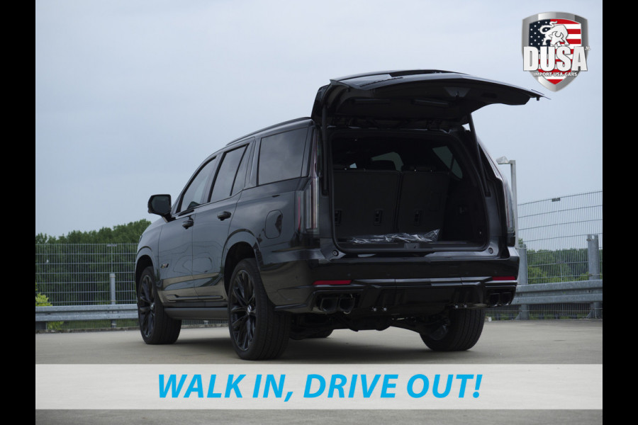 Cadillac Escalade V | 6.2L Supercharged V8 | LT4 55'' OLED touchscreen | Massage | Night Vision | 24 inch Getoonde accessoires zijn verkrijgbaar tegen meerprijs
