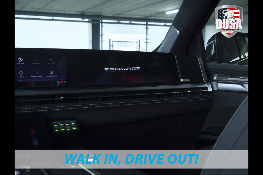 Cadillac Escalade V | 6.2L Supercharged V8 | LT4 55'' OLED touchscreen | Massage | Night Vision | 24 inch Getoonde accessoires zijn verkrijgbaar tegen meerprijs