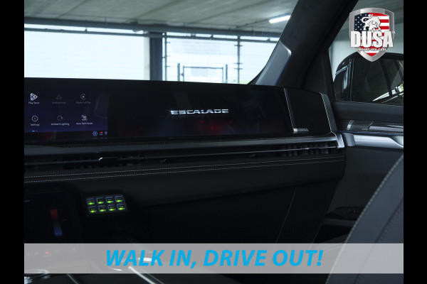 Cadillac Escalade V | 6.2L Supercharged V8 | LT4 55'' OLED touchscreen | Massage | Night Vision | 24 inch Getoonde accessoires zijn verkrijgbaar tegen meerprijs