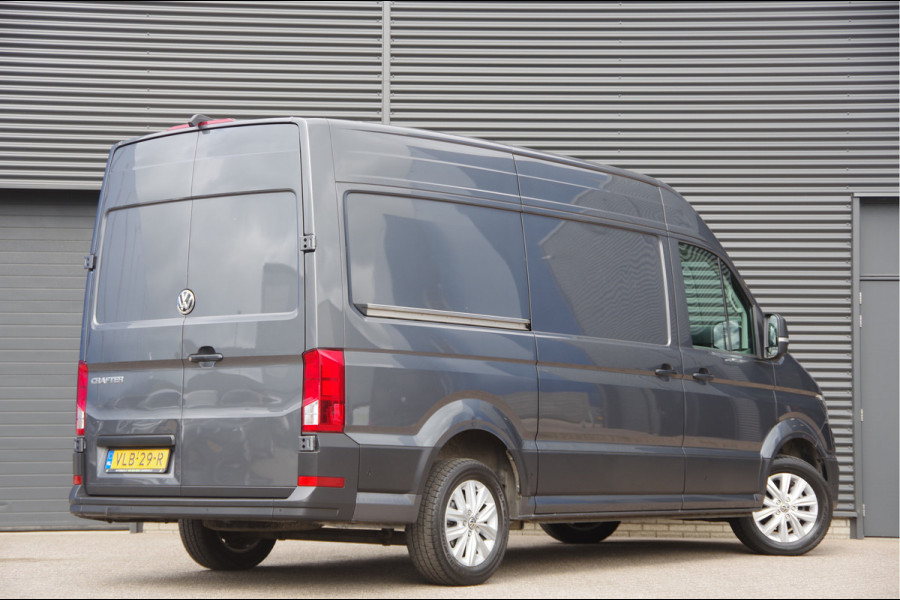 Volkswagen Crafter 35 2.0 TDI L3H3(L2H2) 177PK AUT. 2X SCHUIFDEUR, STOELVERWARMING, CAMERA, NAVI, CRUISE, LEDER STUUR, VOORRUIT VERWARMING, STUURVE