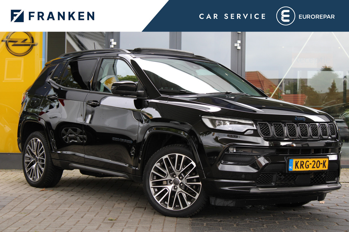Jeep Compass 4xe 240 Plug-in Hybrid Electric Summit | Leder | Winterpack | Elektr. Achterklep | Stoelverwarming/ventilatie | Compleet
