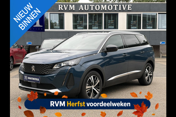 Peugeot 5008 1.2 GT HYBRID 136 7 PERSOONS| VAN:33.900,- VOOR:29.877,- UW HERFSTVOORDEEL:4.023,-| ADAPTIVE CRUISE CONTROL| 12.000KM! | STOELVERWARMING| RIJKLAARPRIJS INCL. 12 MND BOVAG GARANTIE|