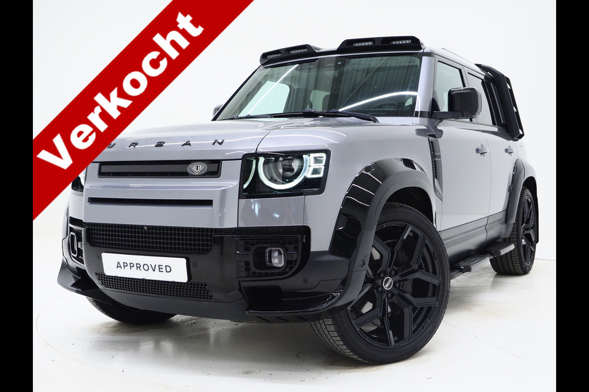 Land Rover Defender 110 2.0 P400e 110 Urban WideTrack Look | Panoramadak | Explorer Pack | Sidesteps | Lightbar | Trekhaak | Meridian