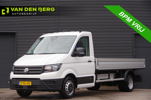 Volkswagen Crafter 50 2.0 TDI L4, N1! DUBBELLUCHT OPEN LAADBAK, 3.5T TREKHAAK, FACELIFT, CAMERA, PARKEERSENSOREN, CARPLAY, CLIMA, NL AUTO, NAP, PIC