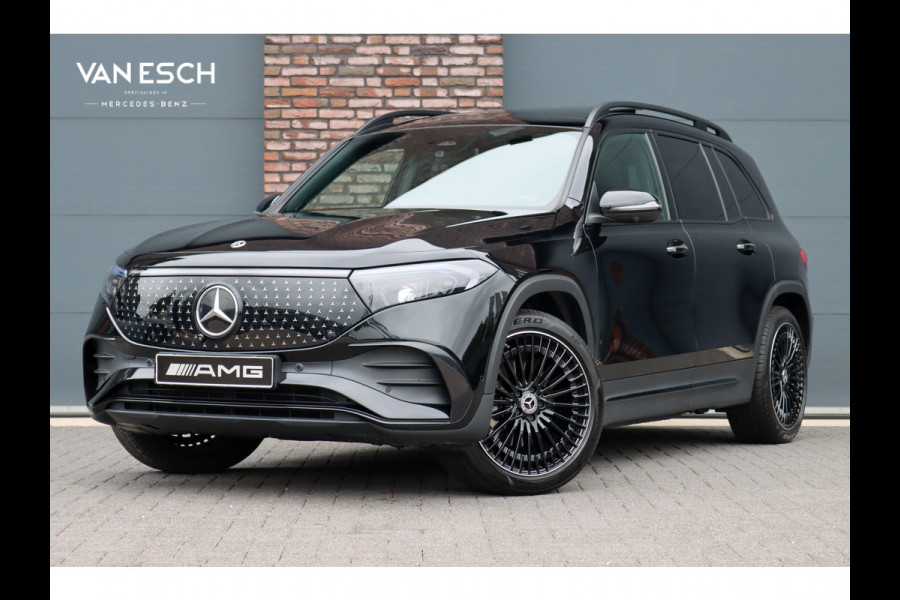 Mercedes-Benz EQB 350 4MATIC AMG Line 71 kWh | Panoramadak | Leder | Memory | Burmester | HUD | Trekhaak | Surround Camera | Verwarmd Stuurwiel | Night Pakket | Augmented Reality |
