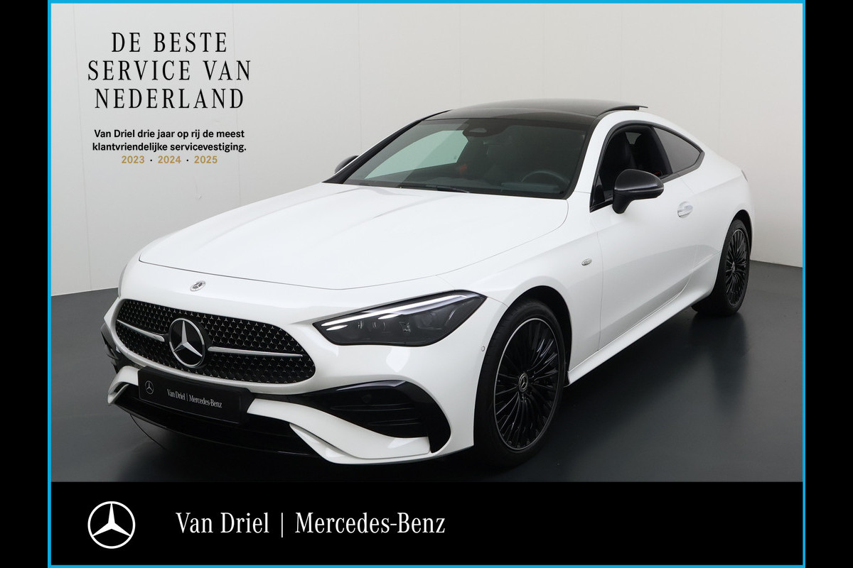 Mercedes-Benz CLE Coupé CLE 300 e AMG Line Night | Panorama Dodehoek Digital Stuurwielverwarming