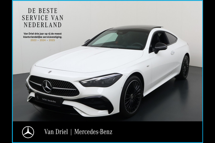 Mercedes-Benz CLE Coupé CLE 300 e AMG Line Night | Panorama Dodehoek Digital Stuurwielverwarming