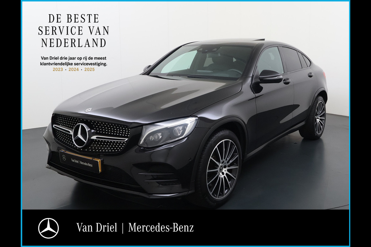 Mercedes-Benz GLC Coupé 220 d 4MATIC AMG line | Schuifdak Trekhaak HUD Memory Burmester