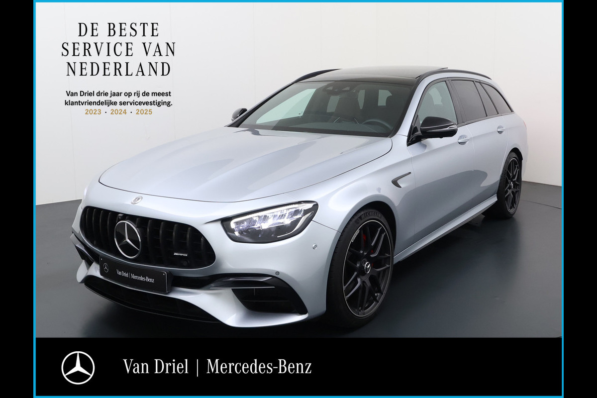 Mercedes-Benz E-Klasse Estate AMG E 63 S 4MATIC+ | Bruin Leder - Performance-stoelen High-End Pano Burmester Memory