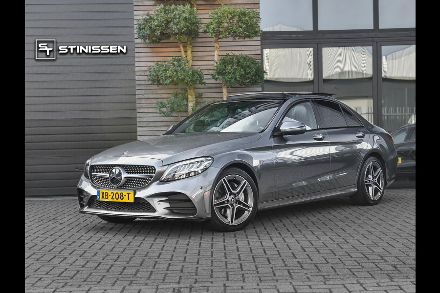 Mercedes-Benz C-Klasse 160 Business Solution AMG Panoramadak Digitaal display Alcantara Navi Carma